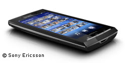 Das Sony Ericsson Xperia X10 beherrscht dank Update nun Multitouch